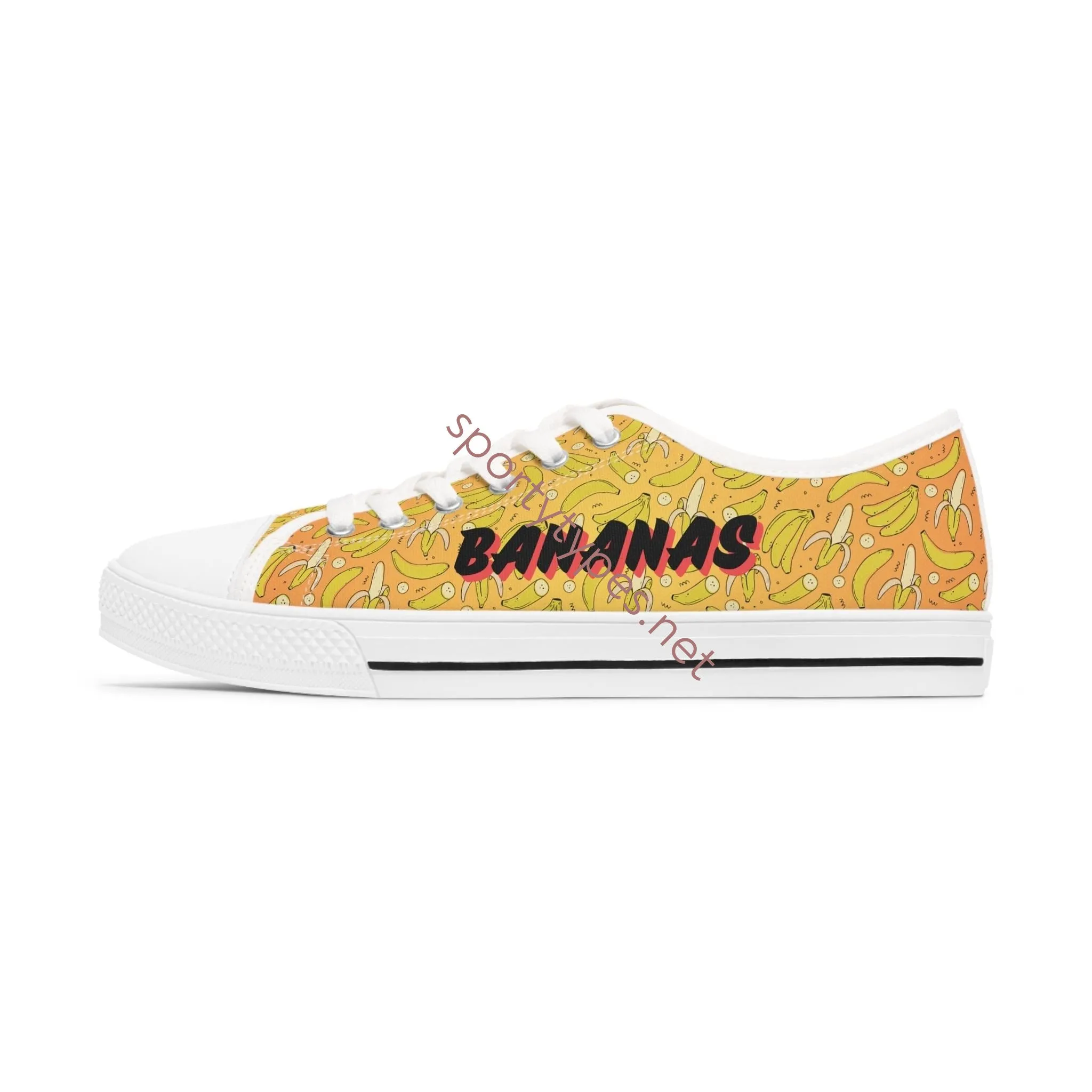 Women's Banana Low Top Canvas Sneakers