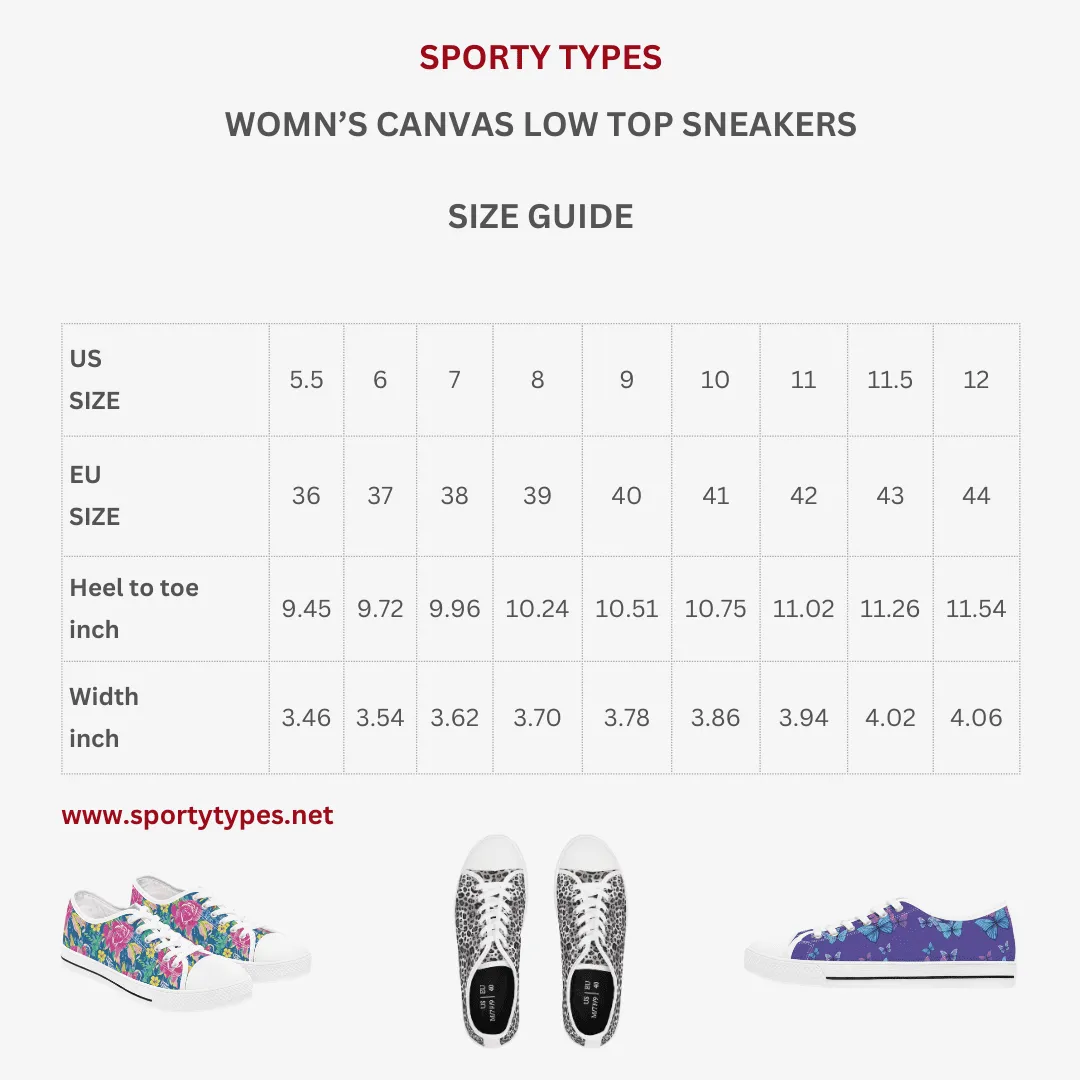 Women's Banana Low Top Canvas Sneakers