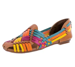 Womens F106 Rainbow Authentic Huaraches Real Leather Sandals