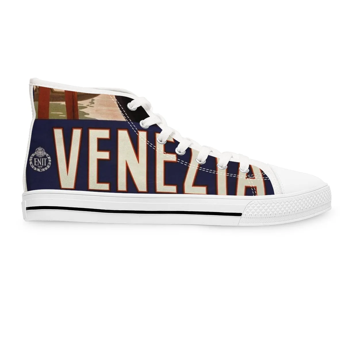 Women's High Top Sneakers with Venezia Vintage design